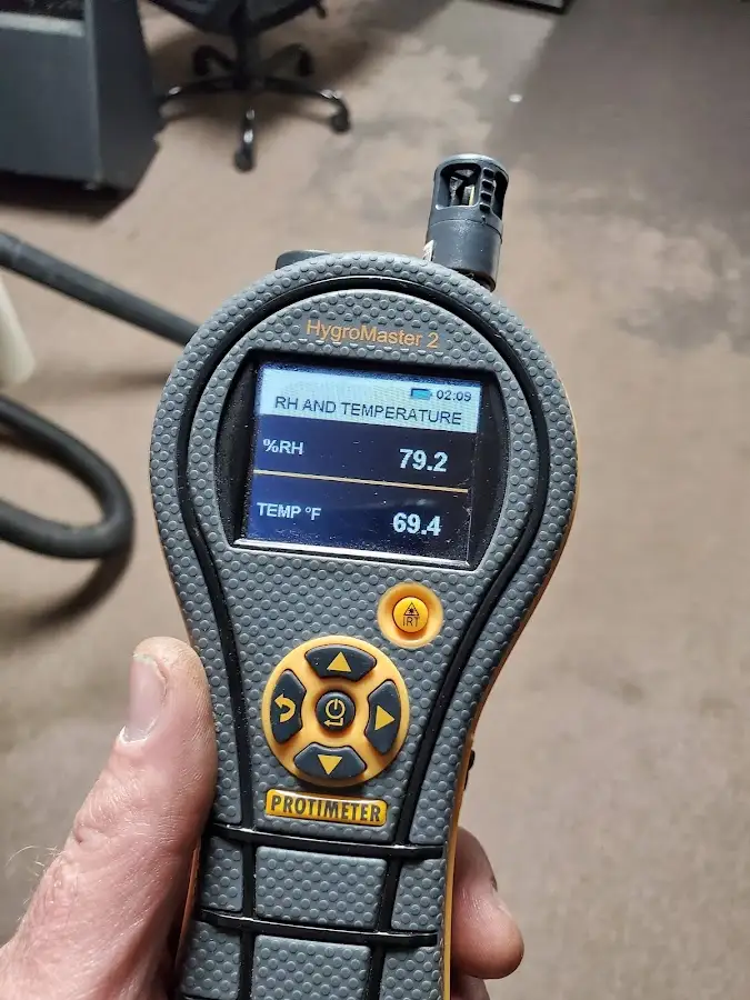 Moisture meter humidity assessment for Fire & Smoke Damage Restoration in Wesley Chapel